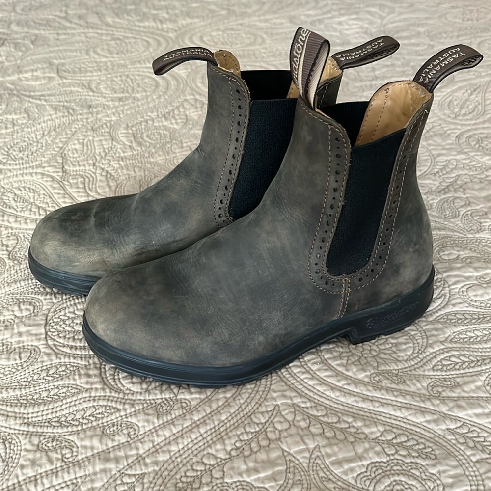 Blundstone High Top Boots - rustic brown size UK 5/US 8